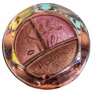 Farres Cosmetics Тени для век Kiss me – нежность и теплота в одном футляре! (№07 Коричнево-лососевые тона)